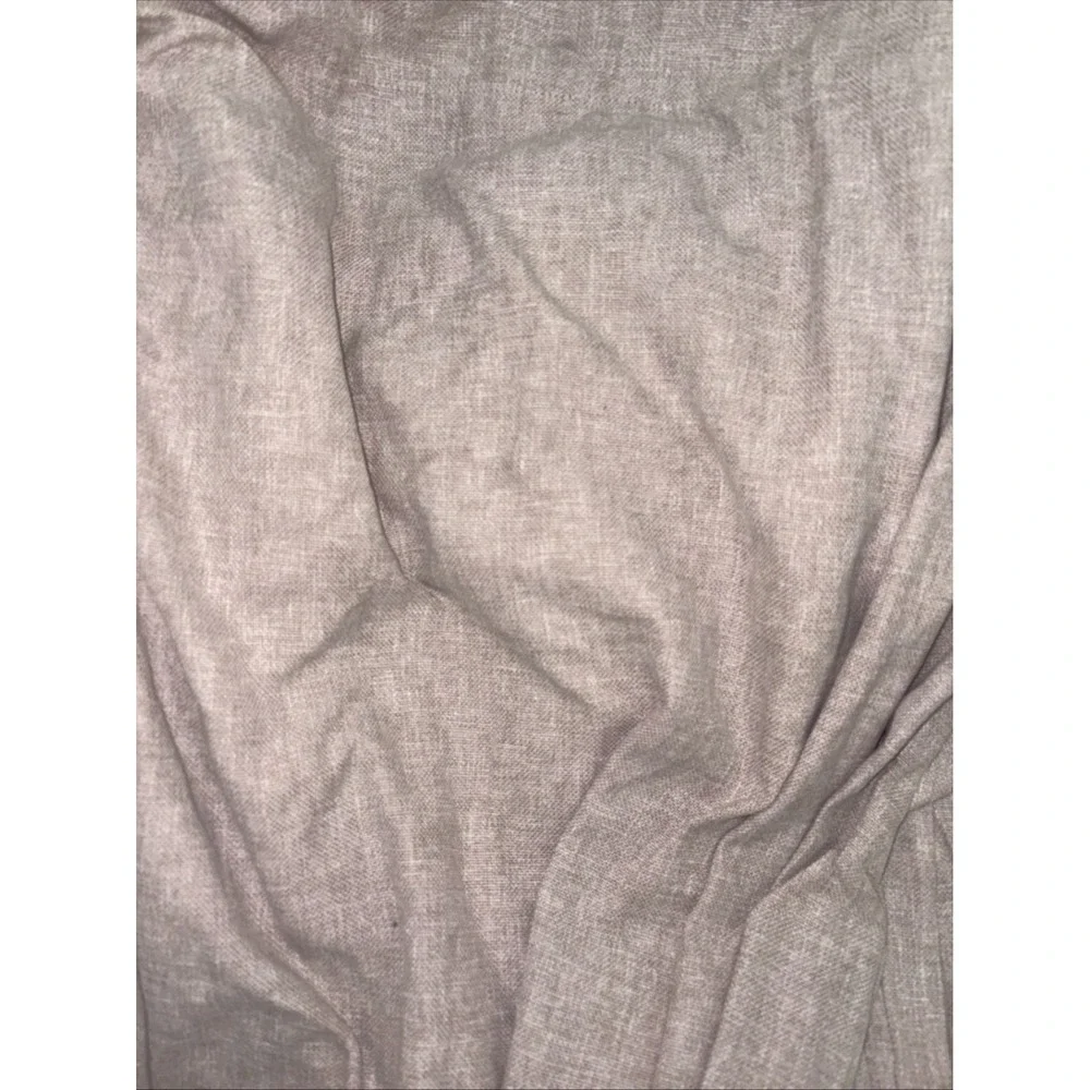 HEAVY  CUSTOM‎ MADE DRAPES PINCH PLEAT CURTAIN cotton linen blend? one drape GUC